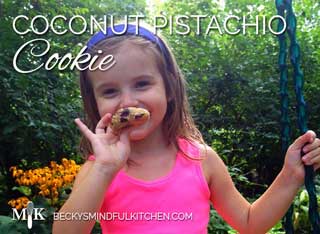 Coconut Pistachio Cookie | Becky's Mindful Kitchen